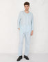 BAJU MELAYU PESAK MEGAT R/FIT (BABY BLUE)